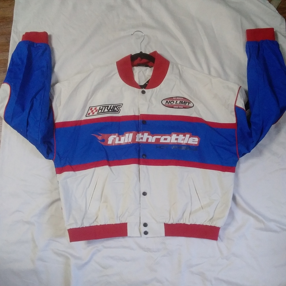 Womens Hot Wheels Full Throttle Racing Bomber Jacket